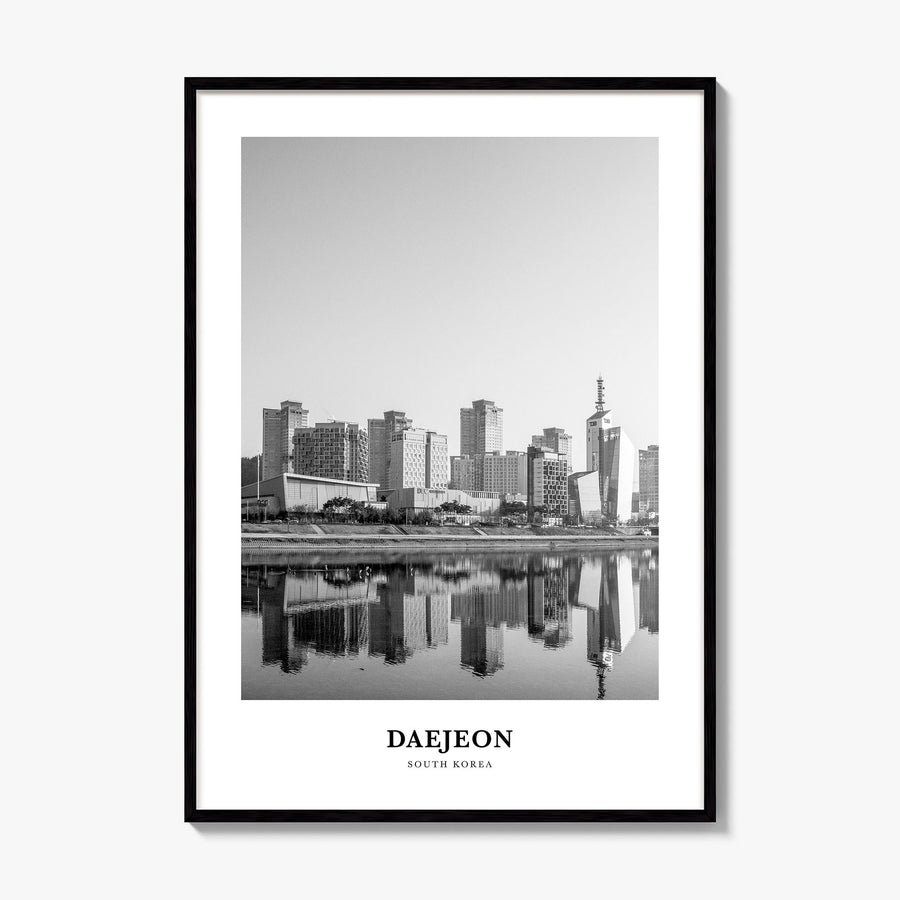 Daejeon Classic Poster, framed poster mockup