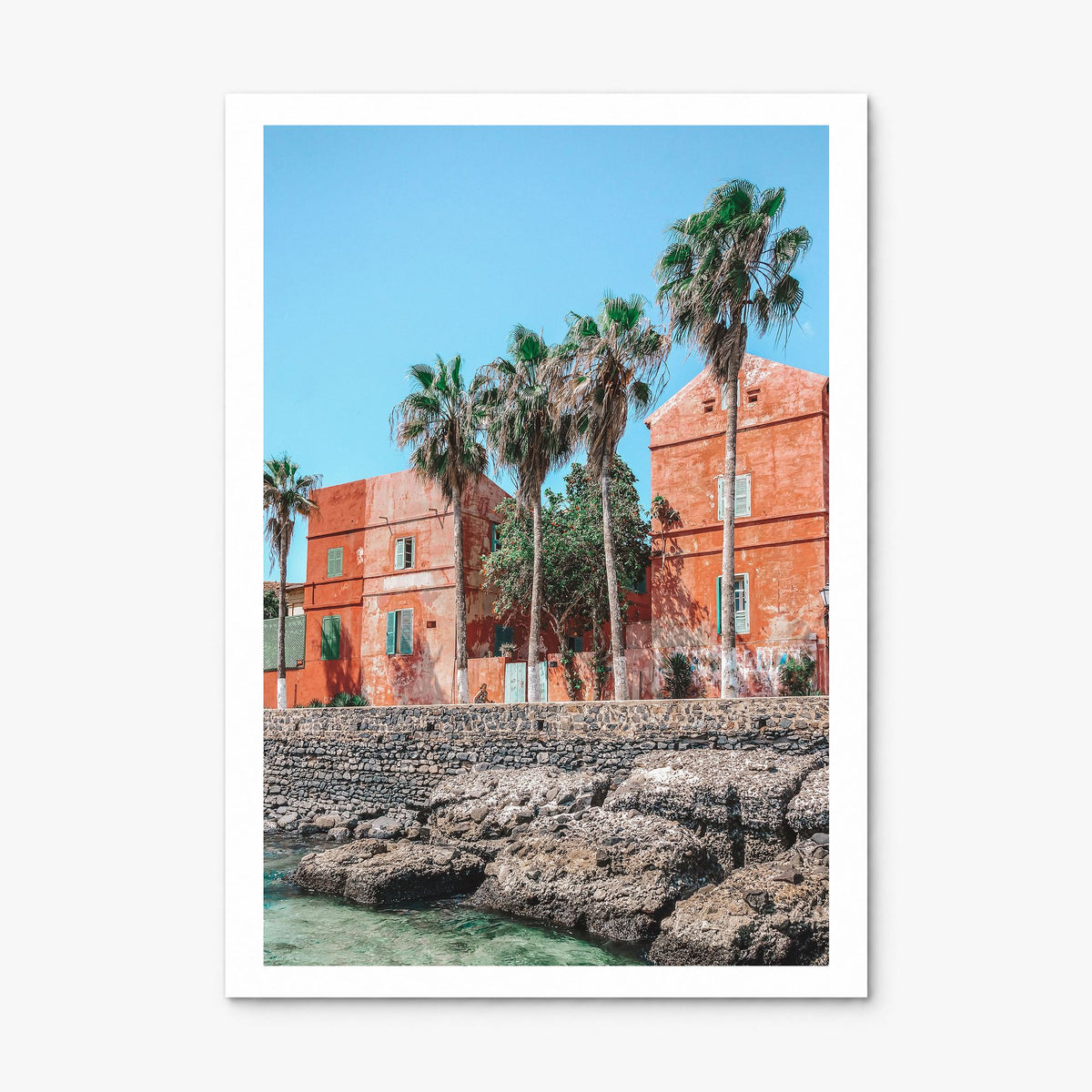 Dakar Photo Poster, print only (unframed), white border
