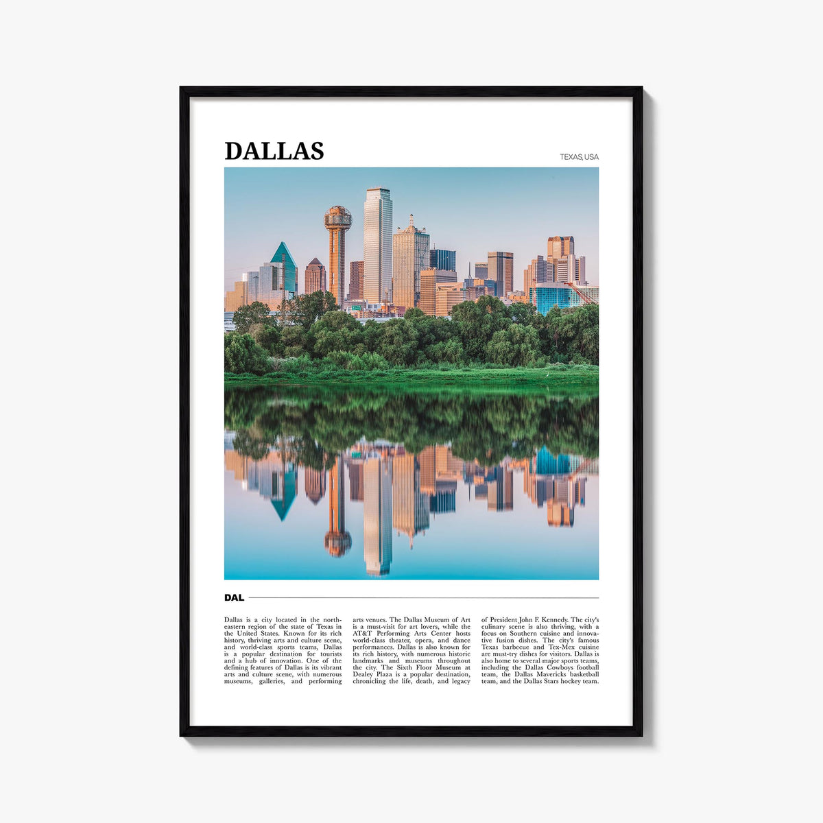 Dallas Travel No 2 Poster