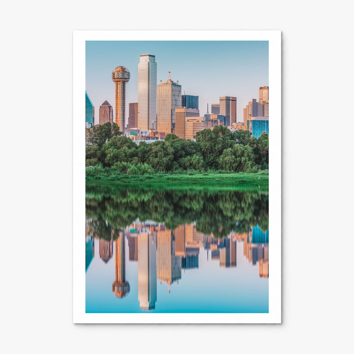 Dallas Photo No 1 Poster, print only (unframed), white border