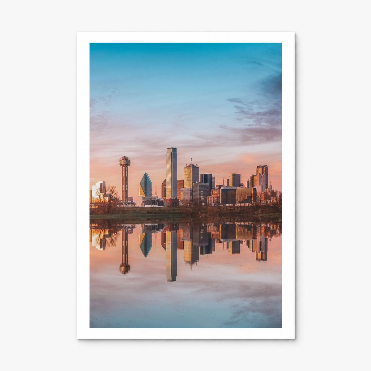 Dallas Photo No 2 Poster, print only (unframed), white border