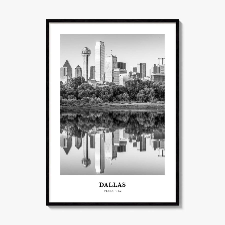 Dallas Classic No 2 Poster, framed poster mockup