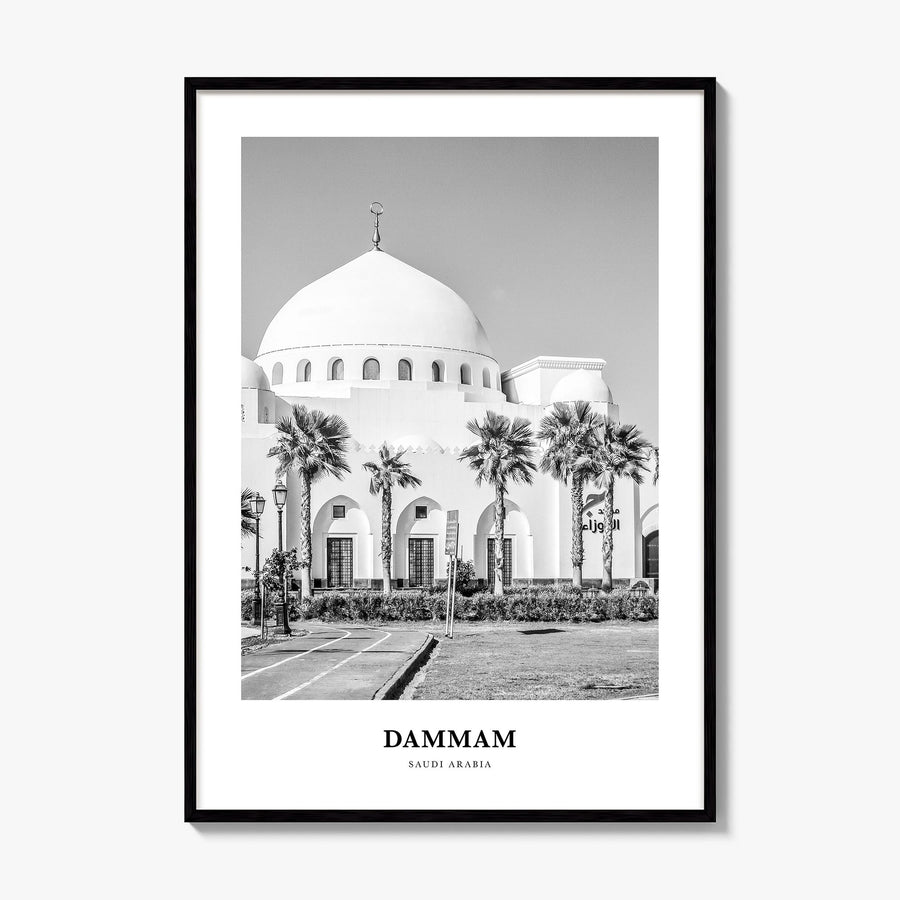 Dammam Classic Poster, framed poster mockup