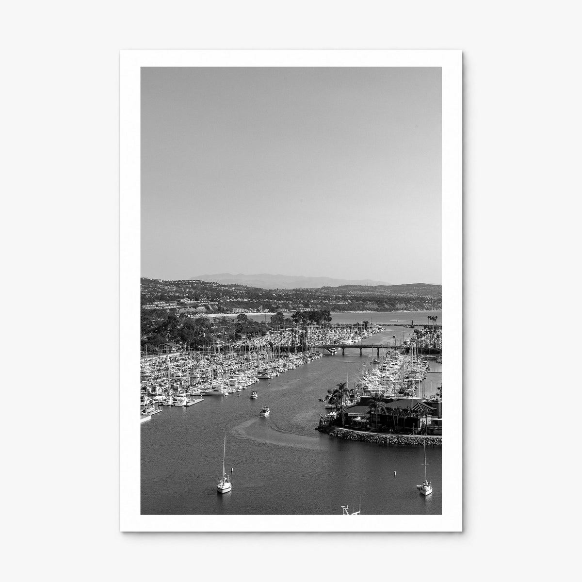 Dana Point Photo Poster, print only (unframed), white border