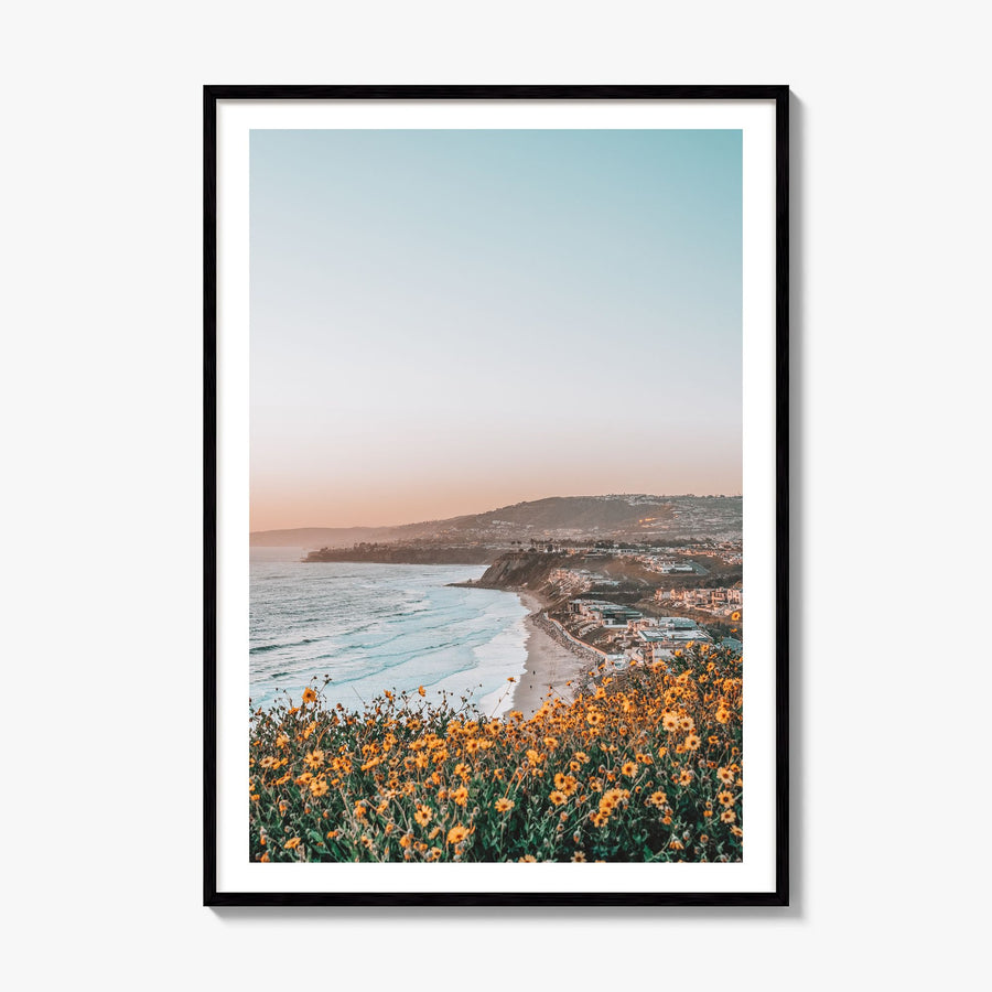 Dana Point Photo No 3 Poster, framed poster mockup, white border