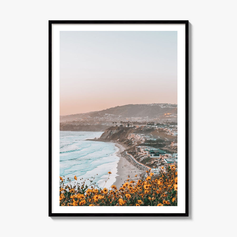Dana Point Photo No 1 Poster, framed poster mockup, white border