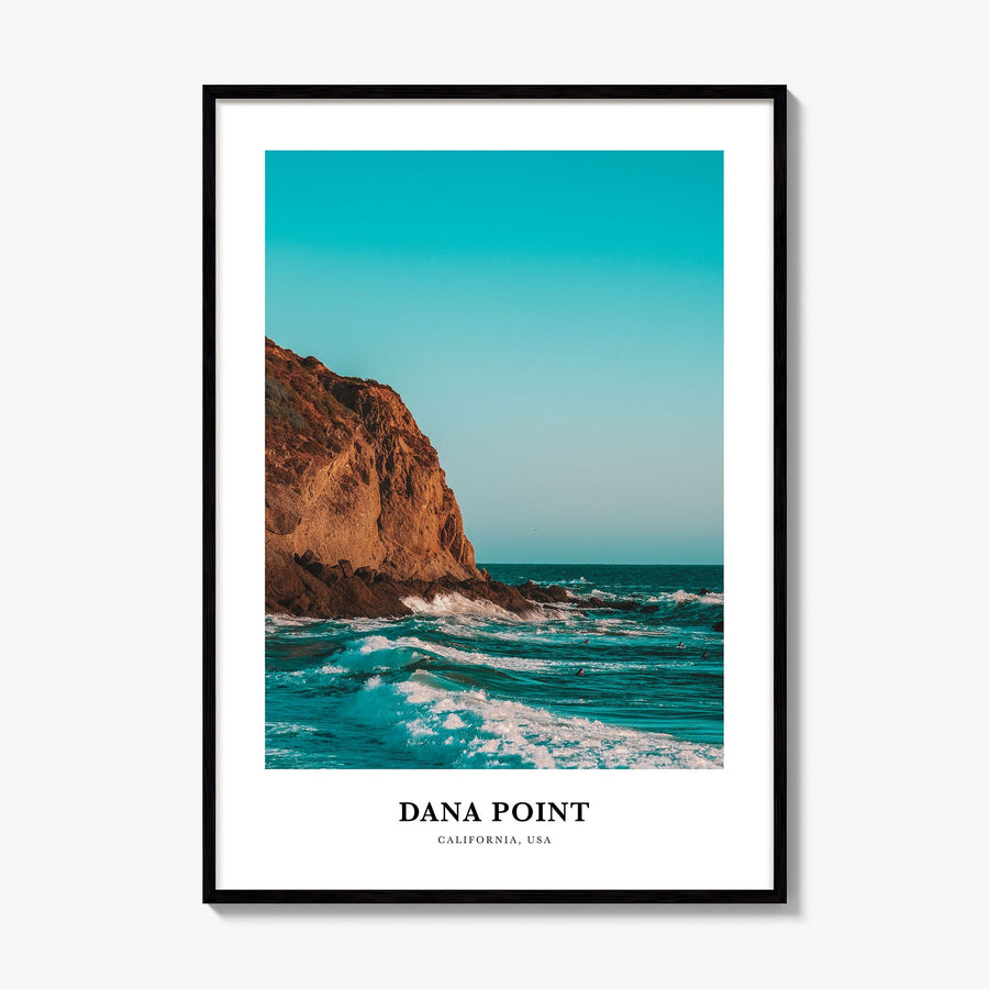 Dana Point Classic Poster, framed poster mockup