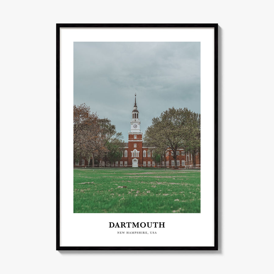 Dartmouth Classic Poster, framed poster mockup