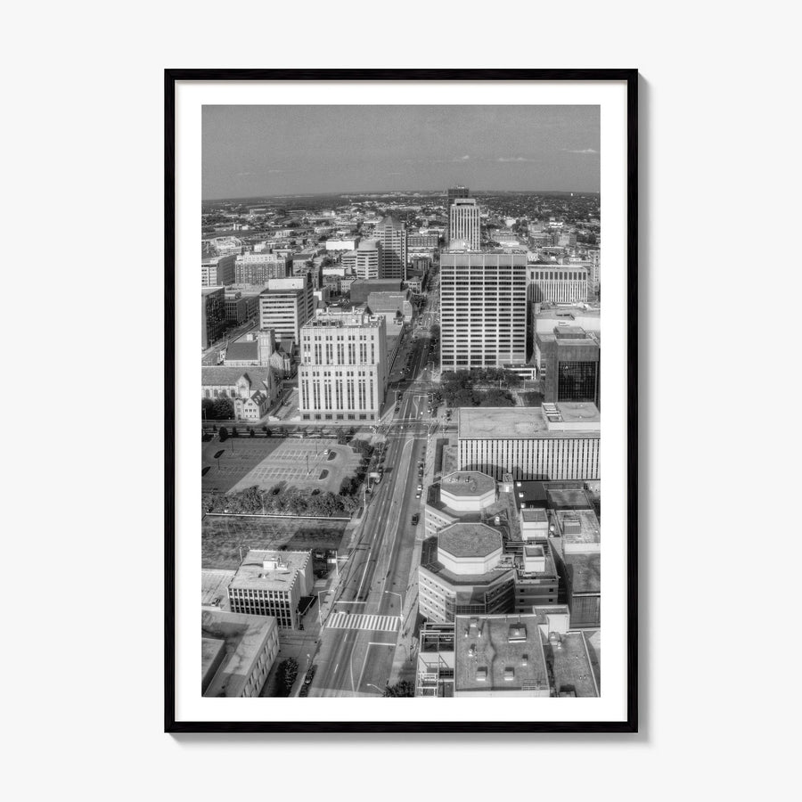 Dayton Photo Poster, framed poster mockup, white border