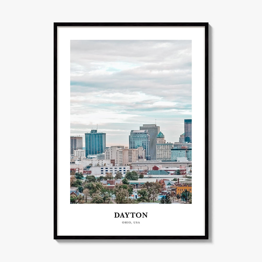 Dayton Classic Poster, framed poster mockup