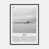 Deal Poster Black Wood / 8x12 in Nbourhood Travel B&W Poster