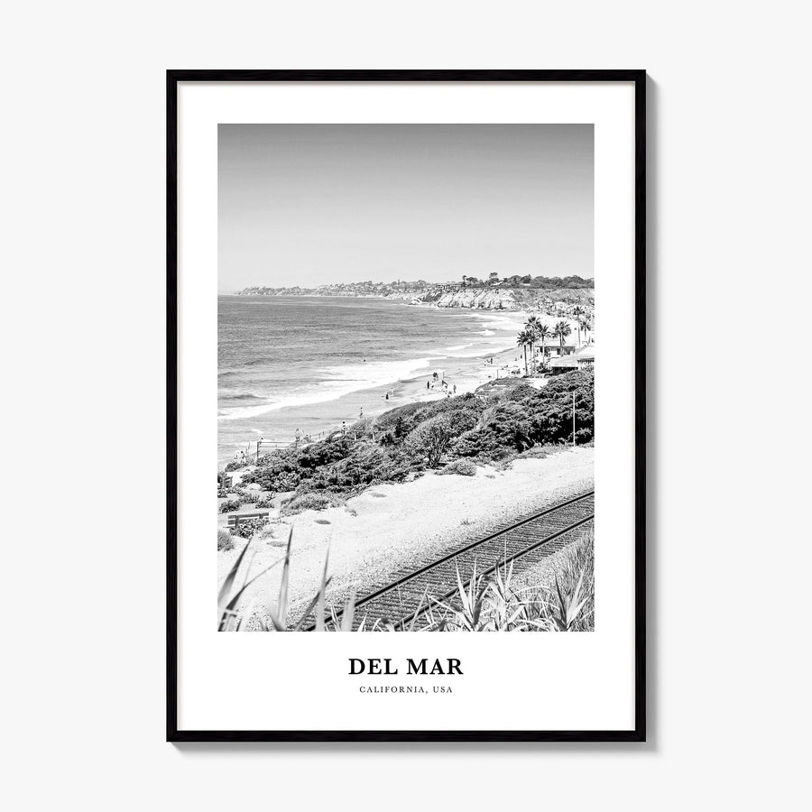 Del Mar Classic No 2 Poster, framed poster mockup