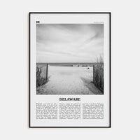 Delaware No 1 Poster None / 8x12 in Nbourhood Travel B&W Poster