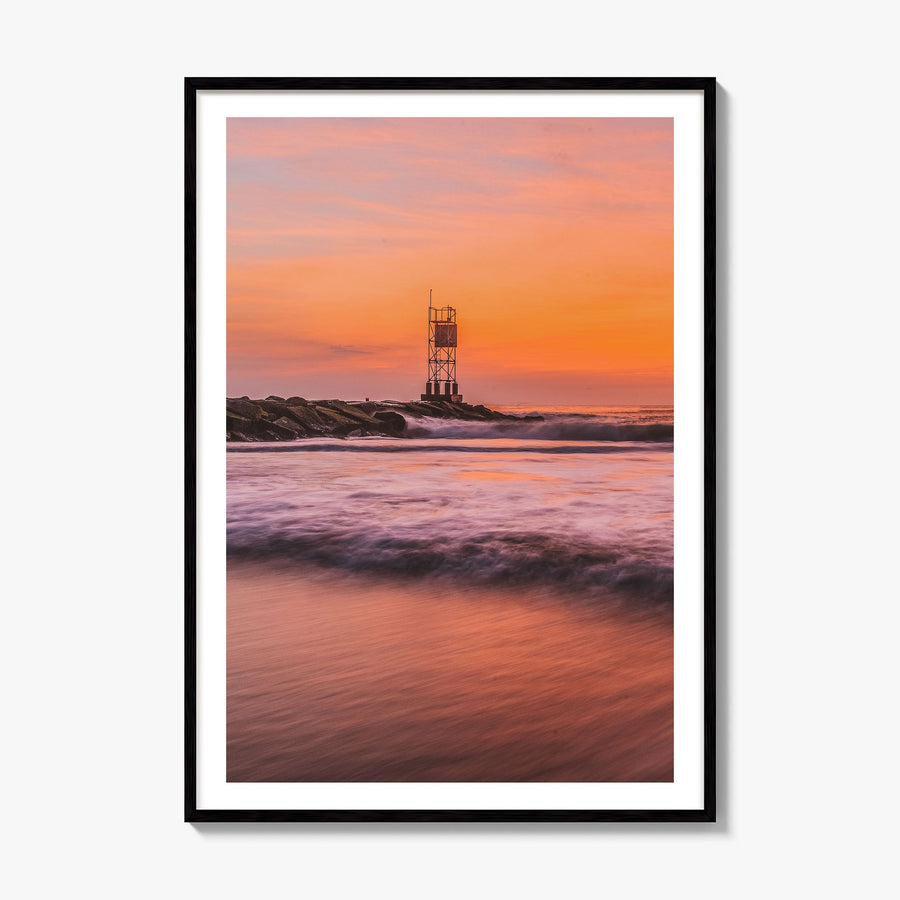 Delaware Photo Poster, framed poster mockup, white border