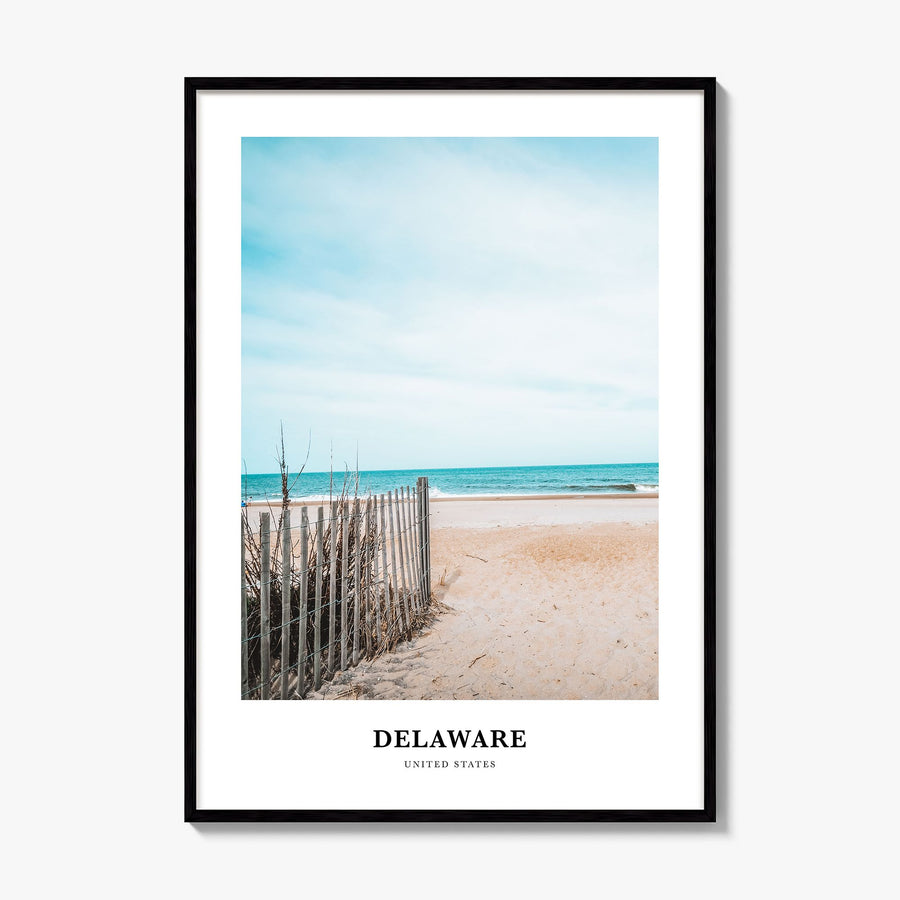 Delaware Classic No 2 Poster, framed poster mockup