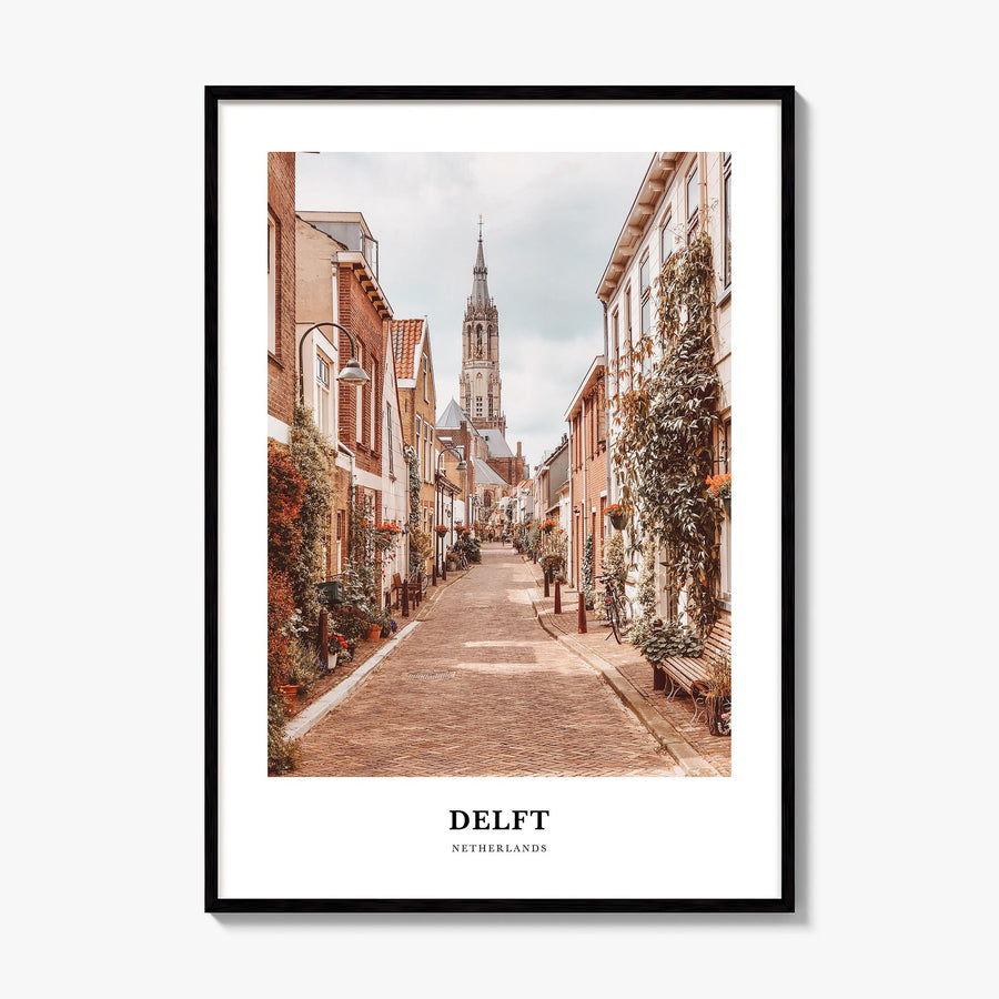 Delft Classic Poster, framed poster mockup