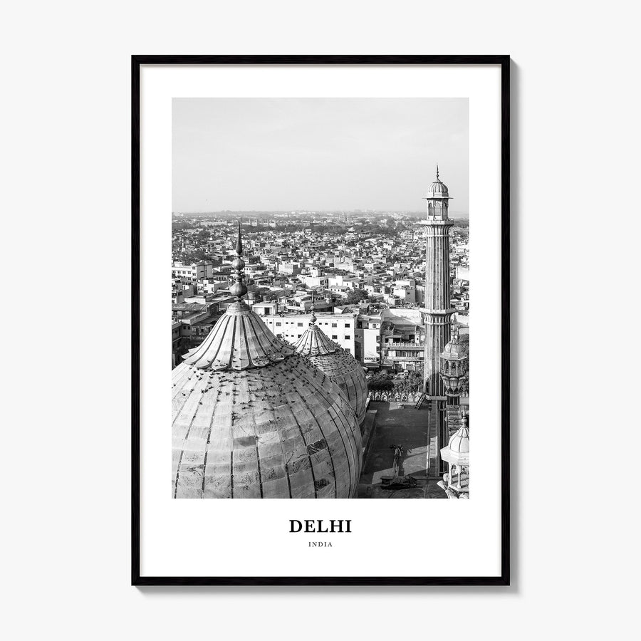 Delhi Classic Poster, framed poster mockup