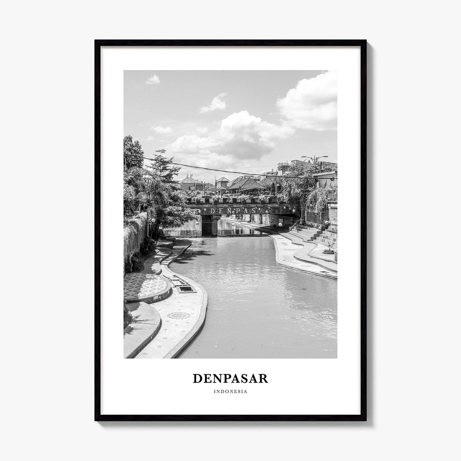 Denpasar Classic Poster, framed poster mockup
