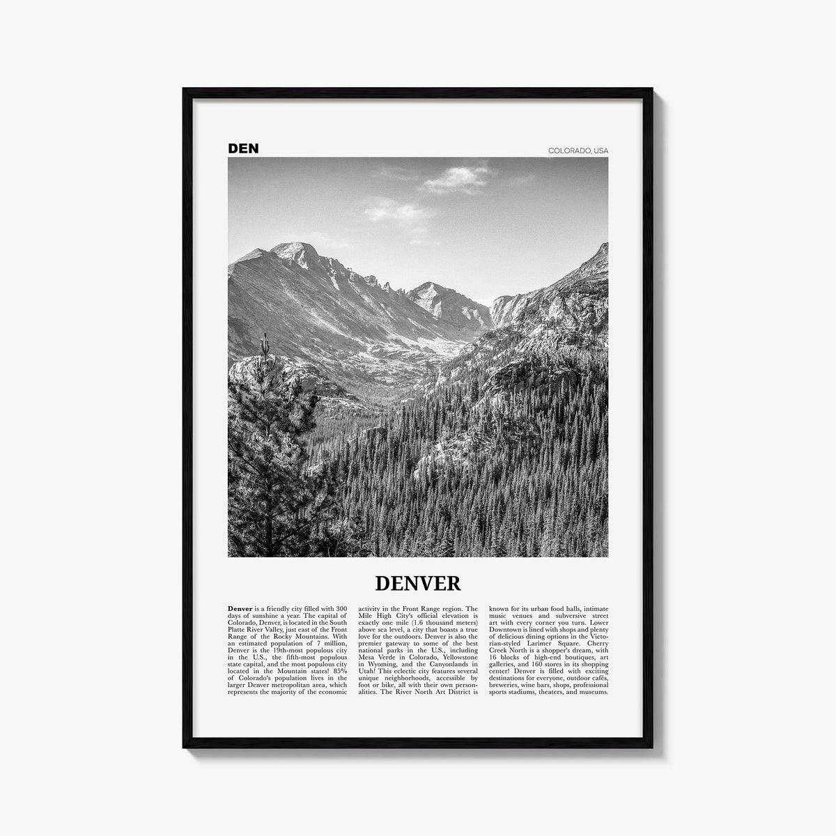 Denver Newspaper No 1 Poster