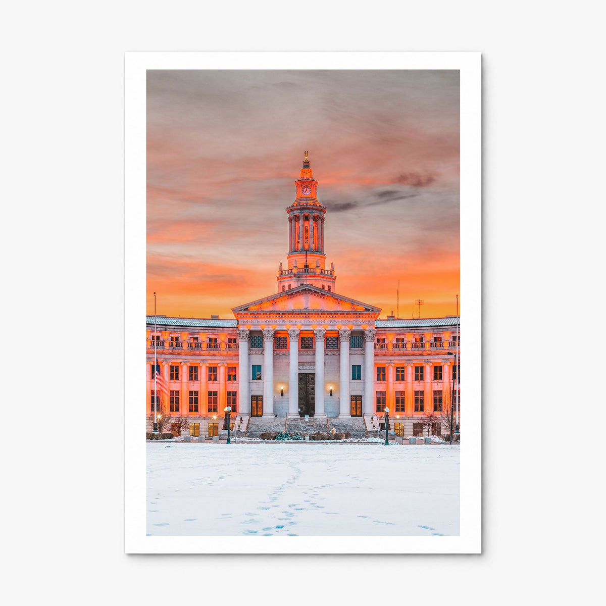 Denver Photo No 2 Poster, print only (unframed), white border