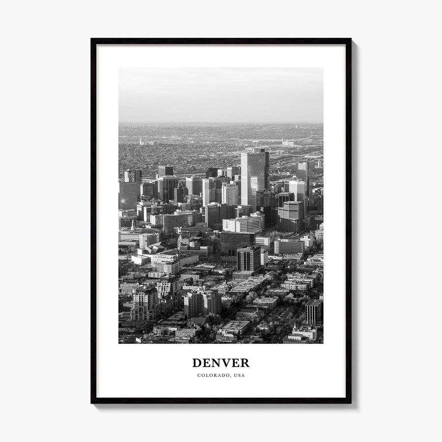 Denver Classic No 1 Poster, framed poster mockup