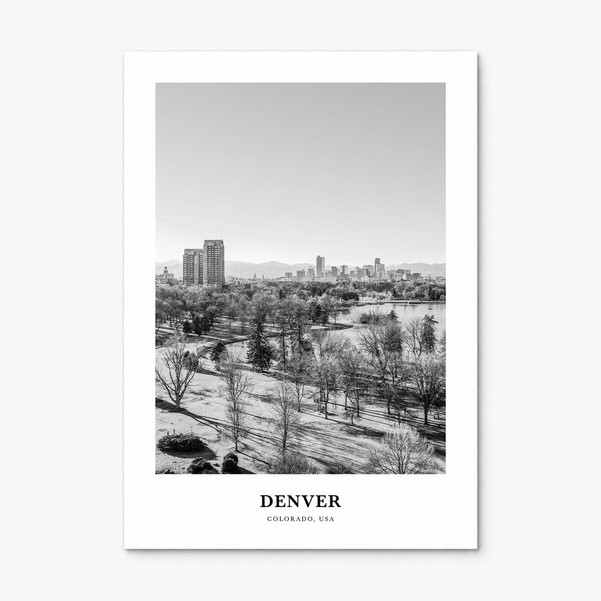 Denver Classic No 3 Poster, print only (unframed)