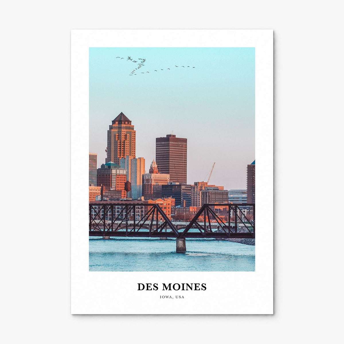 Des Moines Classic No 2 Poster, print only (unframed)