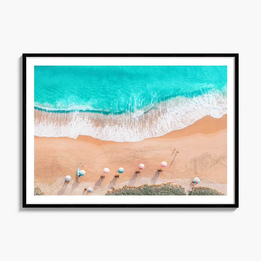 Destin Photo Poster, framed poster mockup, white border