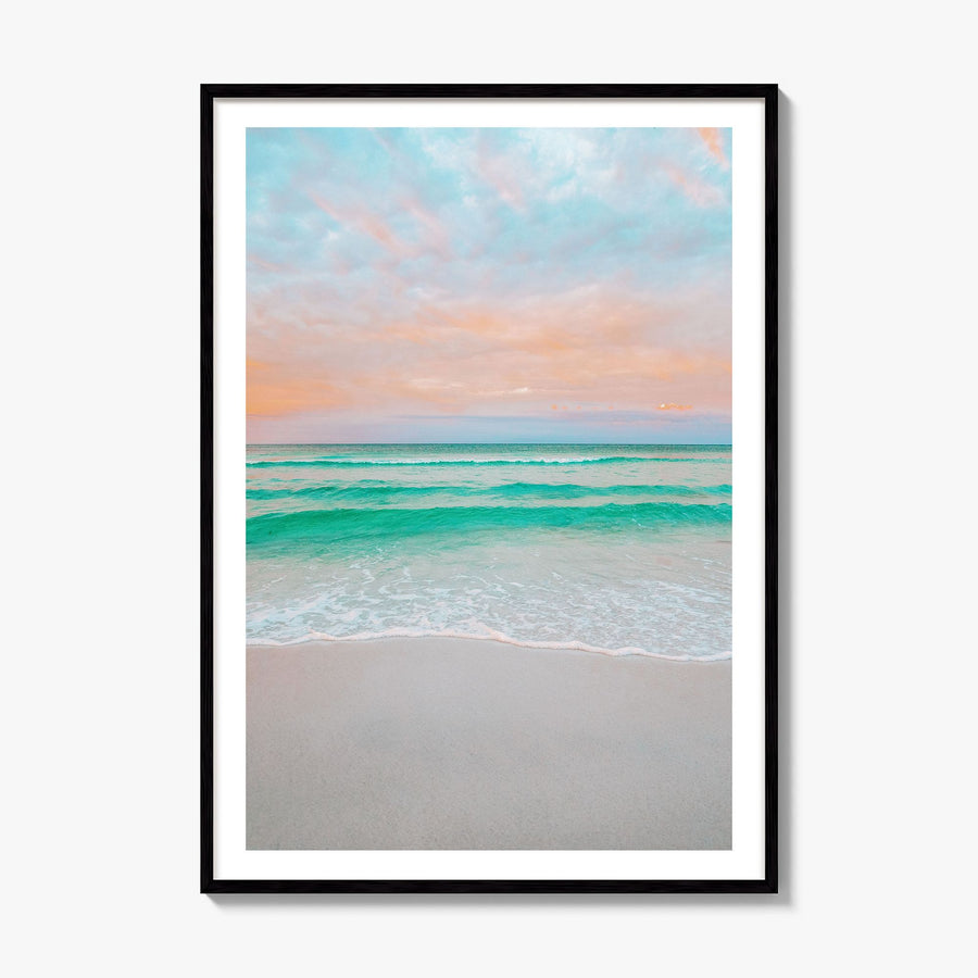 Destin Photo Poster, framed poster mockup, white border