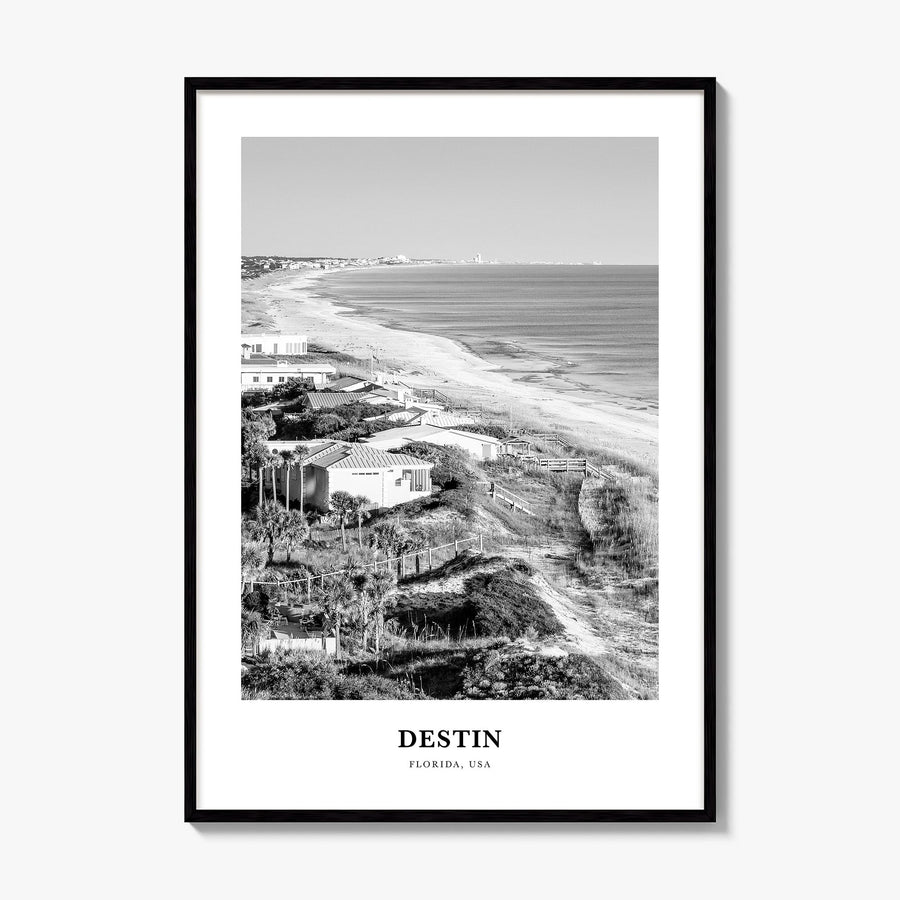 Destin Classic No 1 Poster, framed poster mockup