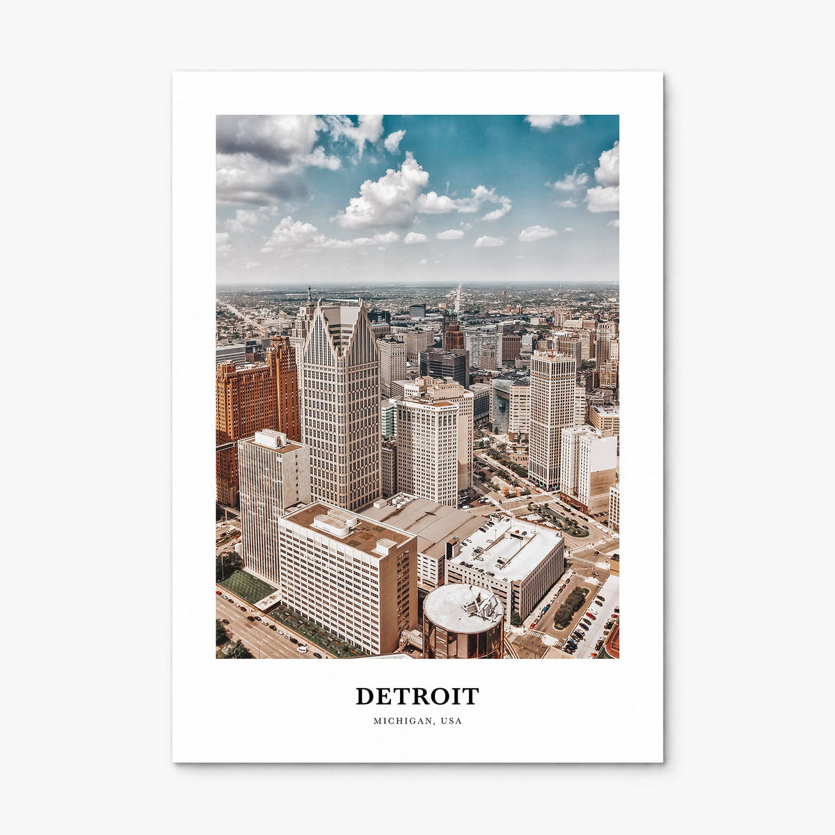 Detroit Classic Poster, print only (unframed)
