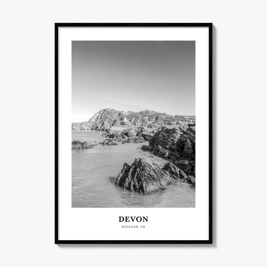 Devon Classic Poster, framed poster mockup