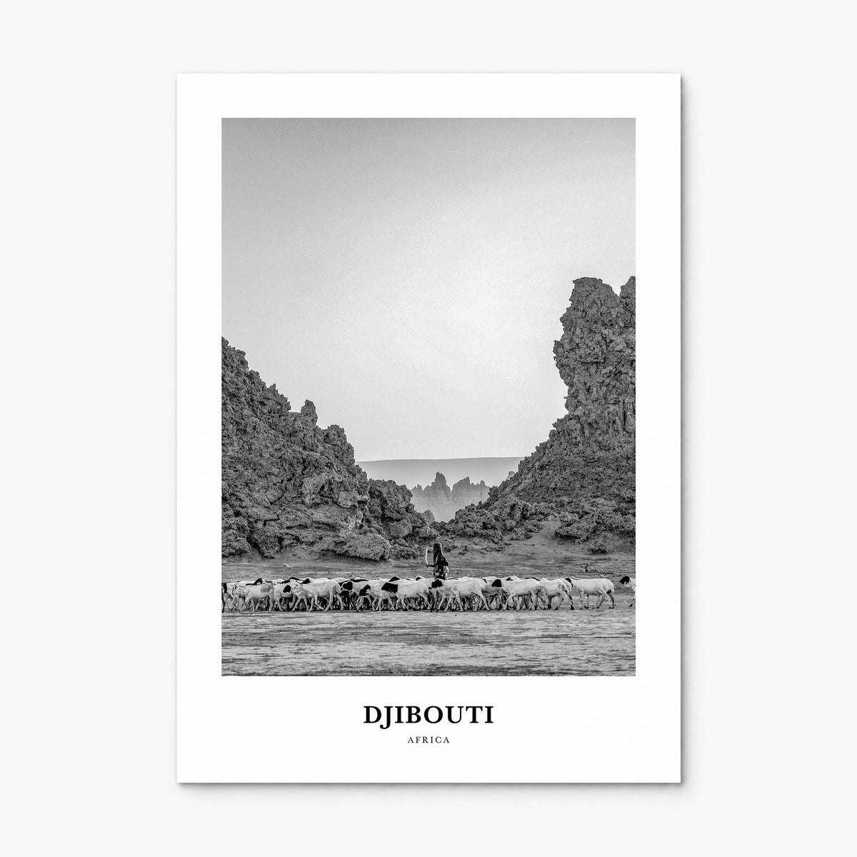 Djibouti Classic Poster, print only (unframed)