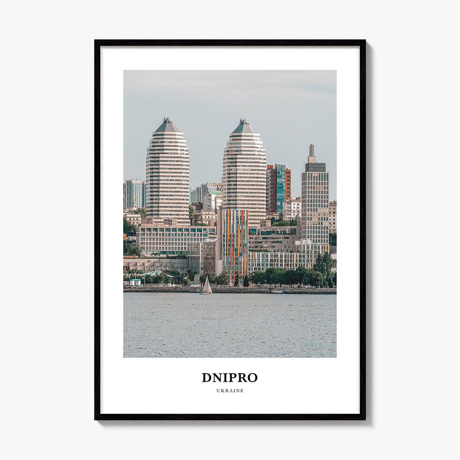 Dnipro Classic Poster, framed poster mockup