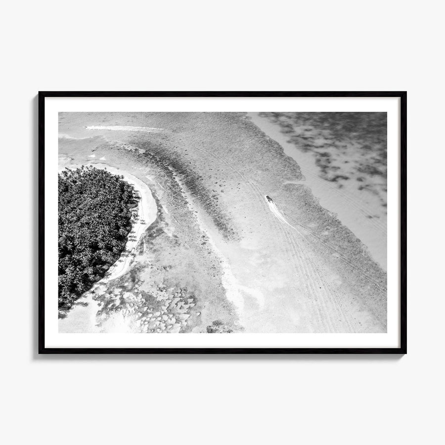 Dominican Republic Photo Poster, framed poster mockup, white border
