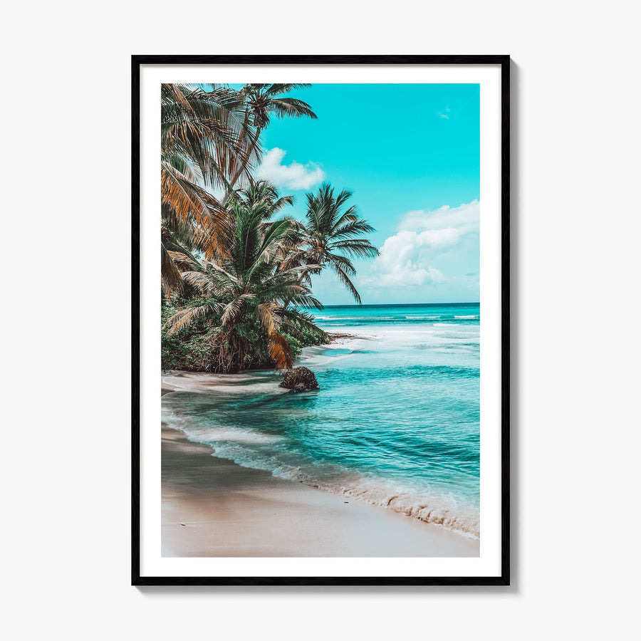 Dominican Republic Photo No 1 Poster, framed poster mockup, white border