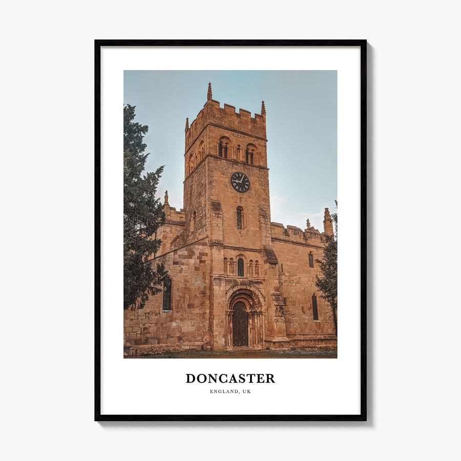 Doncaster Classic Poster, framed poster mockup