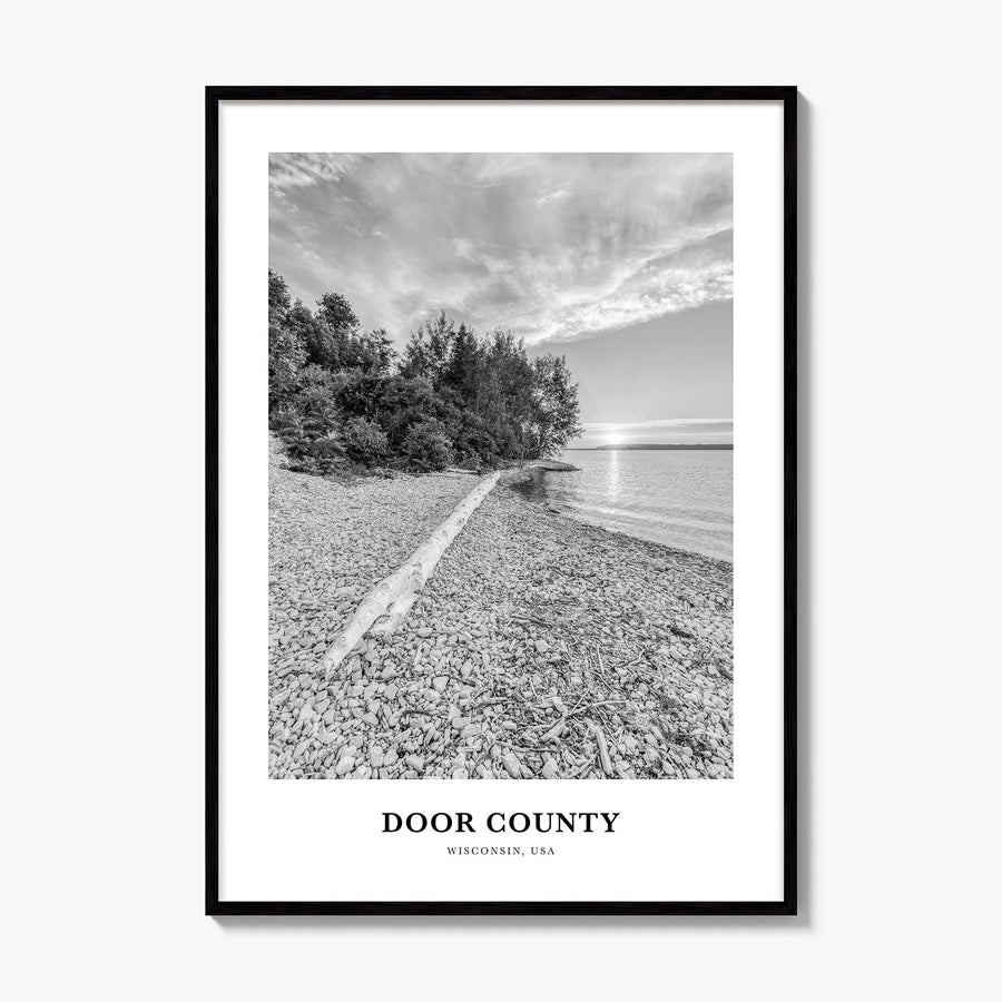 Door County Classic Poster, framed poster mockup