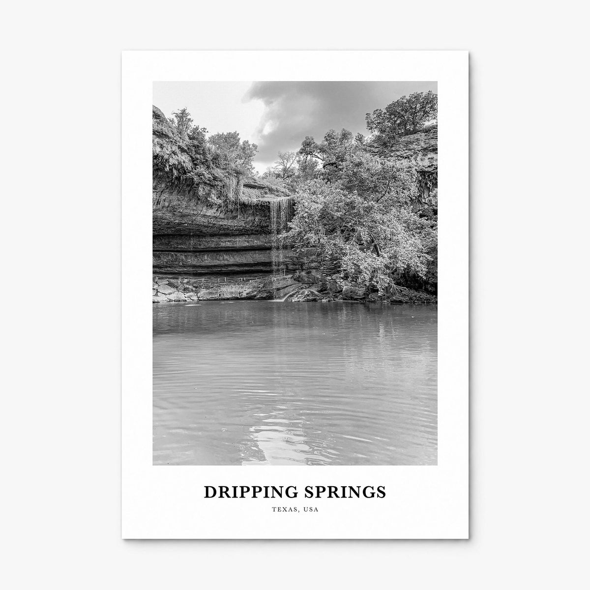 Dripping Springs Classic Poster, print only (unframed)
