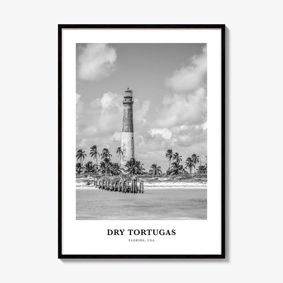 Dry Tortugas National Park Classic Poster, framed poster mockup