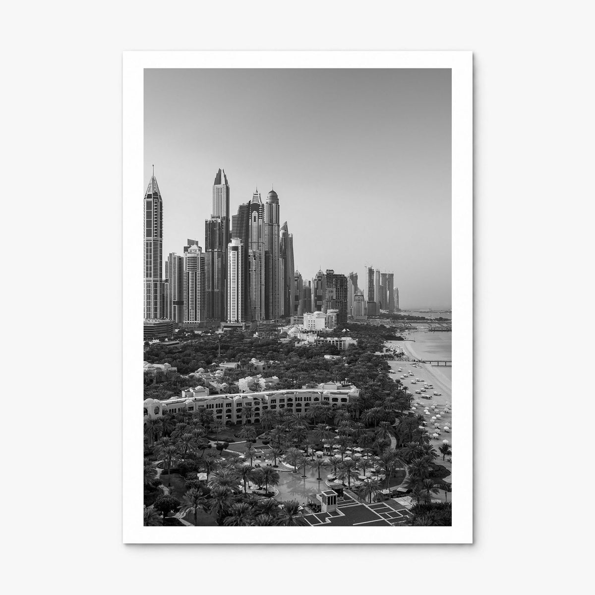 Dubai Photo No 1 Poster, print only (unframed), white border