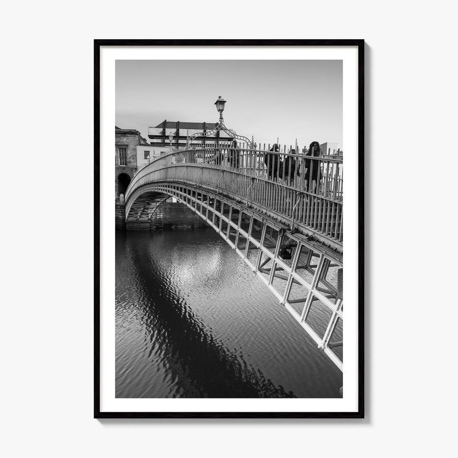 Dublin Photo No 2 Poster, framed poster mockup, white border
