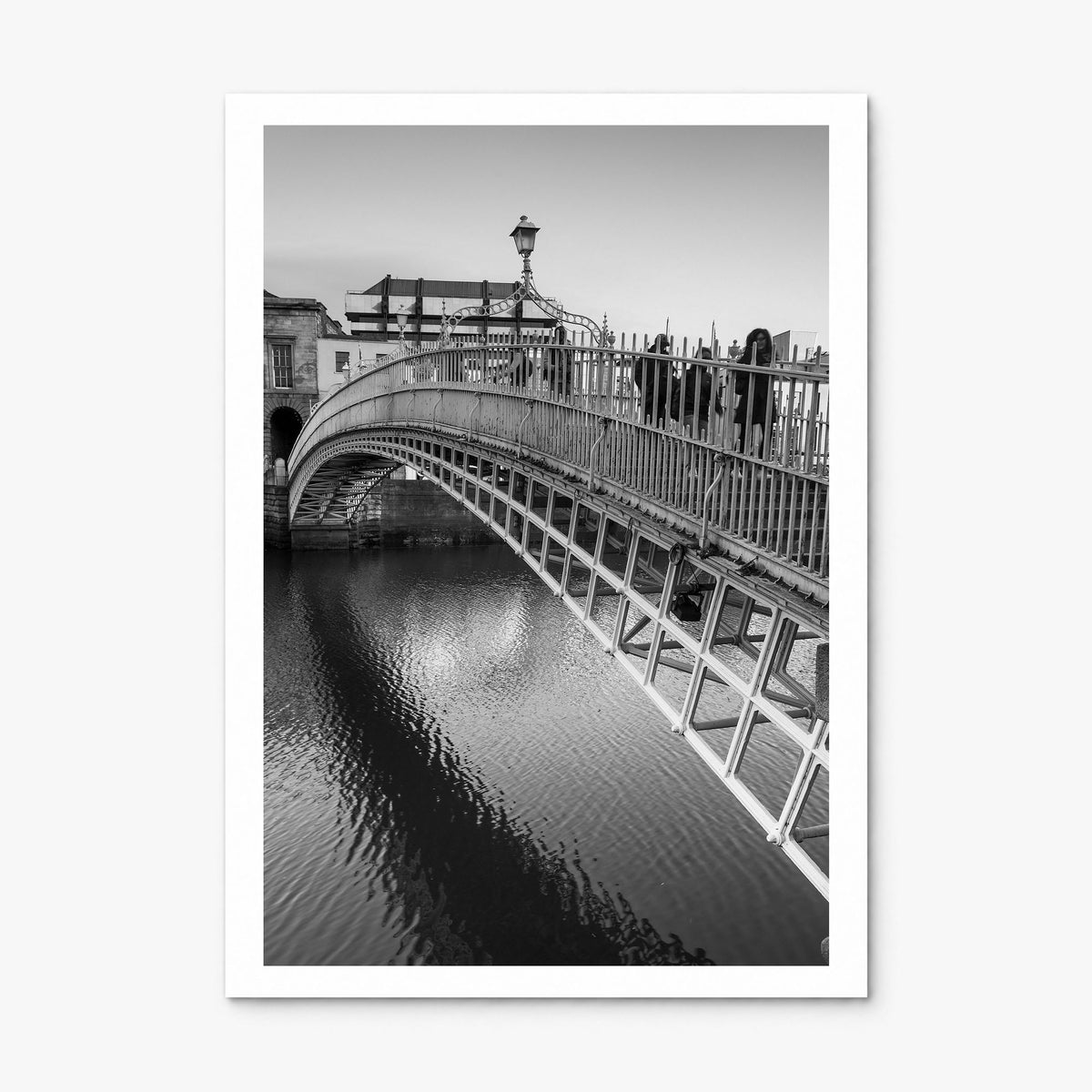 Dublin Photo No 2 Poster, print only (unframed), white border