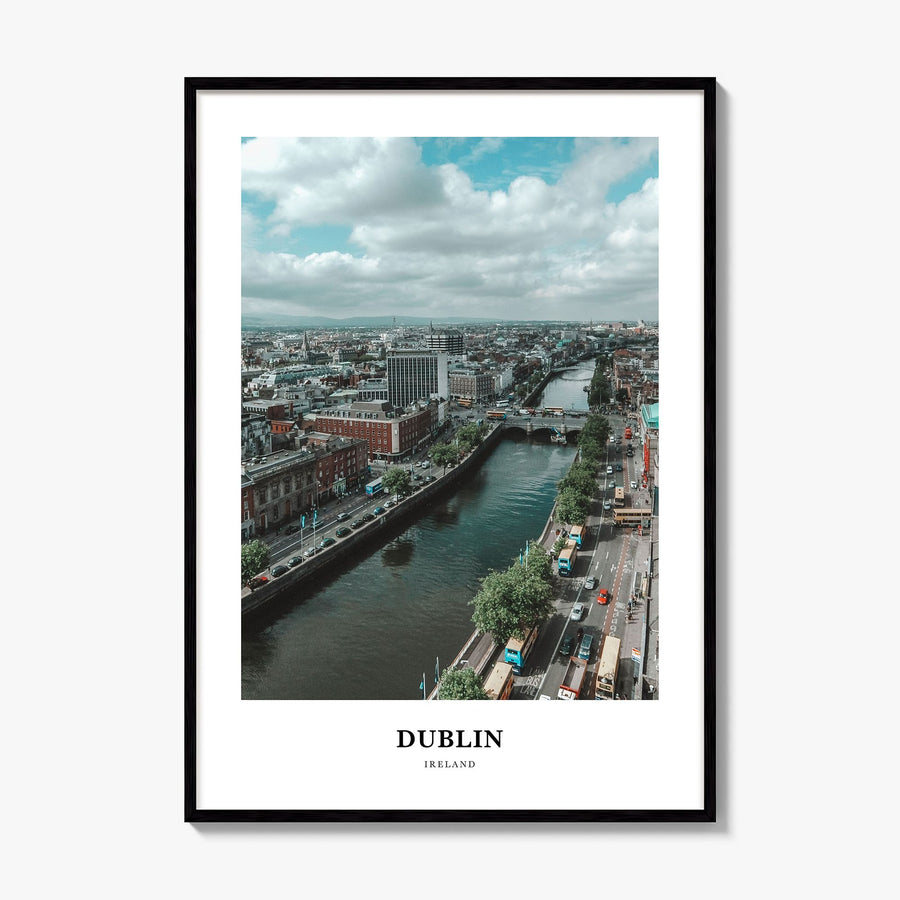 Dublin Classic Poster, framed poster mockup