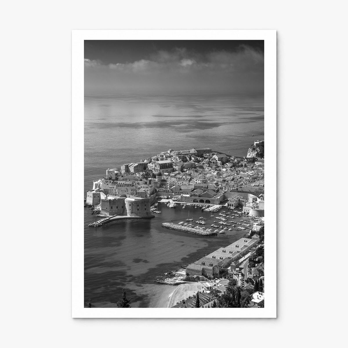 Dubrovnik Photo Poster, print only (unframed), white border
