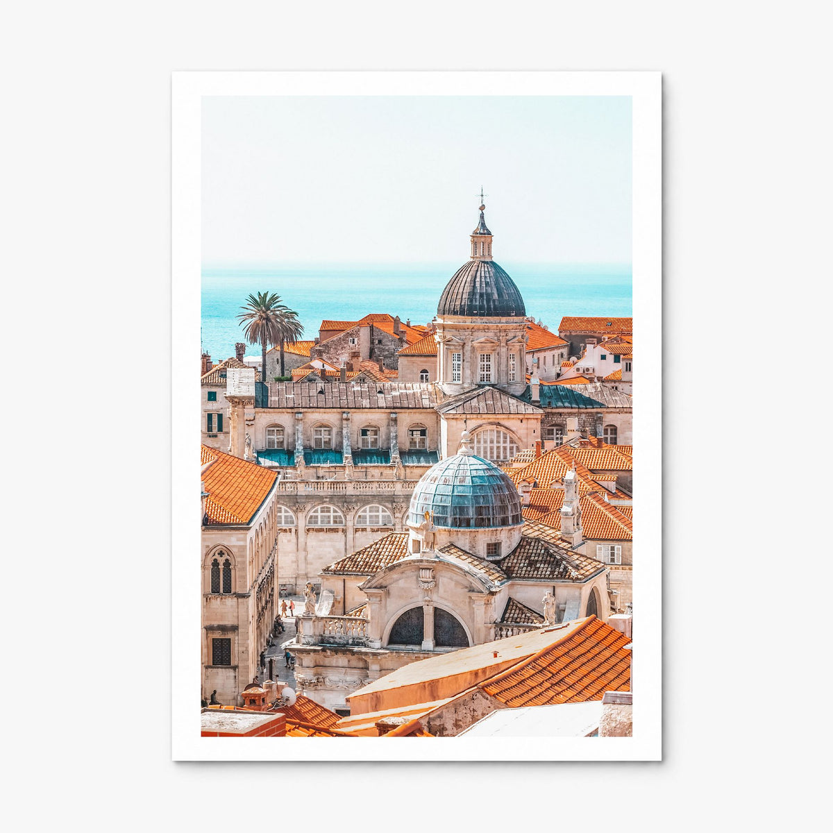 Dubrovnik Photo Poster, print only (unframed), white border