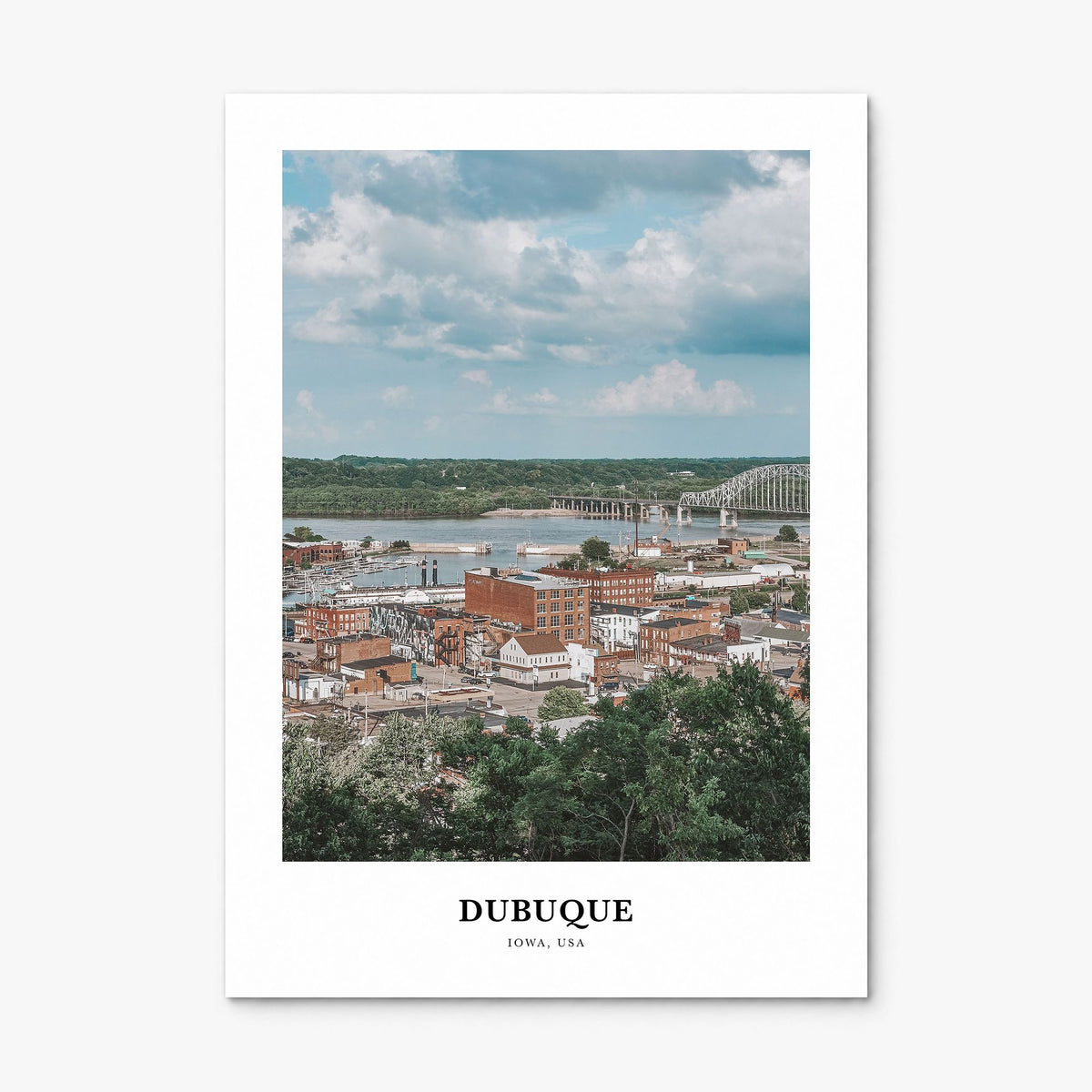 Dubuque Classic Poster, print only (unframed)