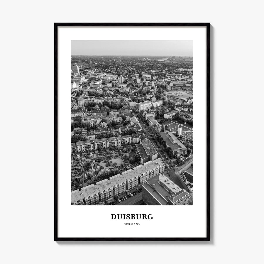 Duisburg Classic Poster, framed poster mockup