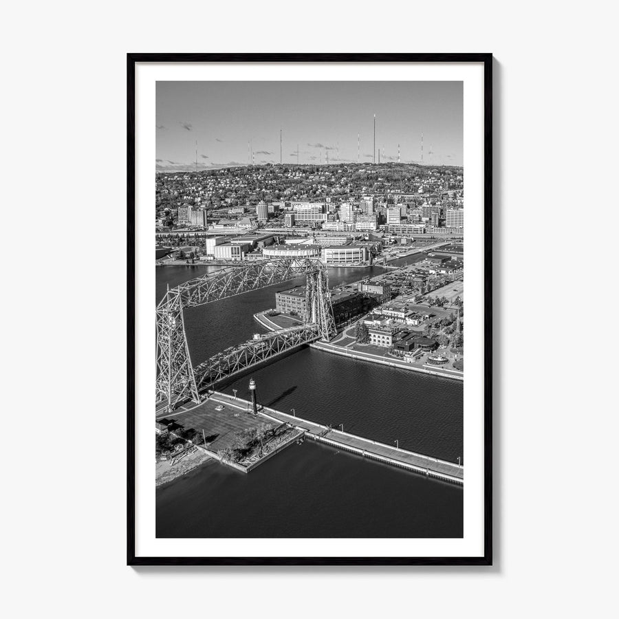 Duluth Photo Poster, framed poster mockup, white border