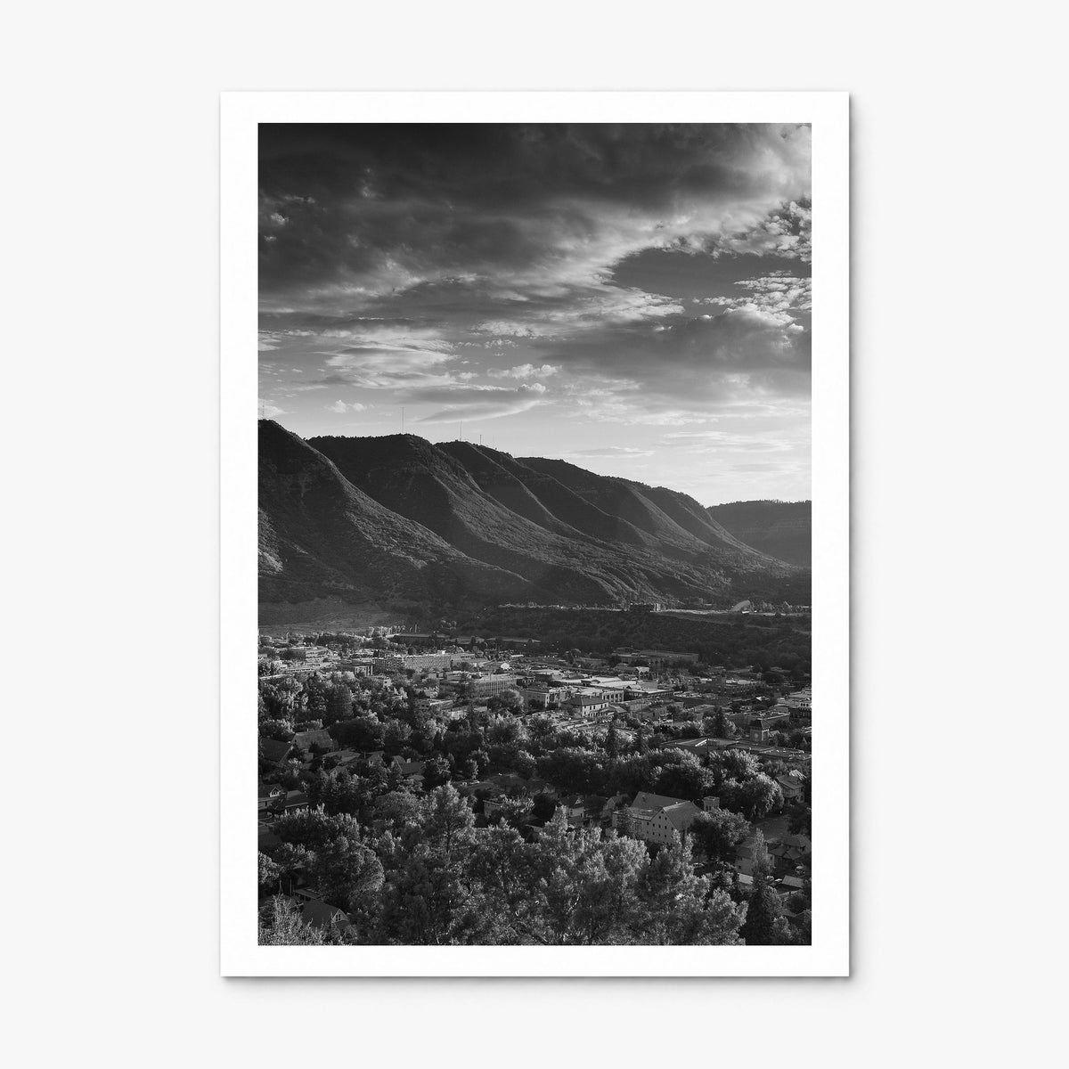 Durango, Colorado Photo Poster, print only (unframed), white border